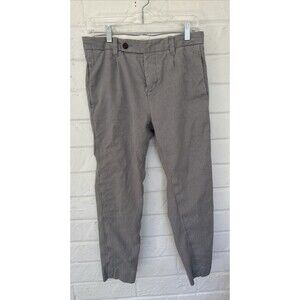 Outerknown Gray Ditch Crop 100% Organic Cotton Twill Chino Pants Straight Leg